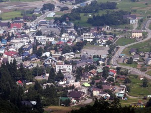 白馬村町並み